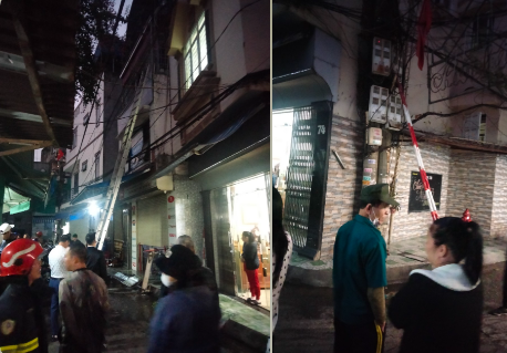 Cứu được 3 người trong  vụ cháy nhà khu chợ Cột Đèn (quận Lê Chân)